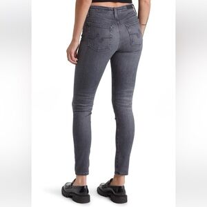 AG Adriano Goldschmied Women's Charcoal Farrah Skinny High-Rise Jeans, size 29